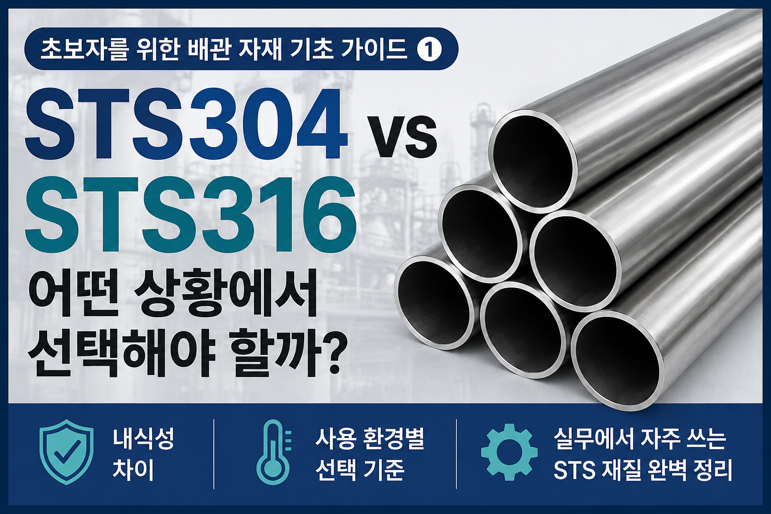 STS304 STS316 선택 가이드